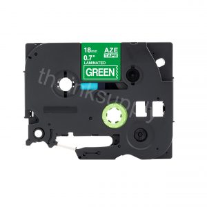 theinksupply compatible Brother Tze-745 Sticker Label Tape (18mm White on Green)
