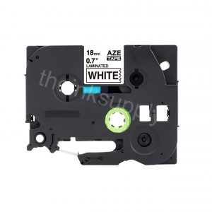 theinksupply Compatible Brother Tze-241 Sticker Label Tape (18mm Black on White)