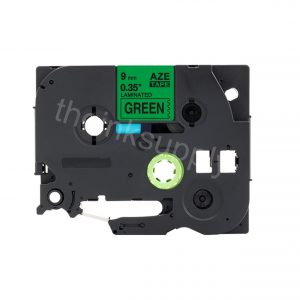 theinksupply compatible Brother Tze-721 Sticker Label Tape (9mm Black on Green)