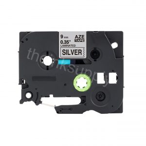 theinksupply compatible Brother Tze-951 Sticker Label Tape (24mm Black on Silver)