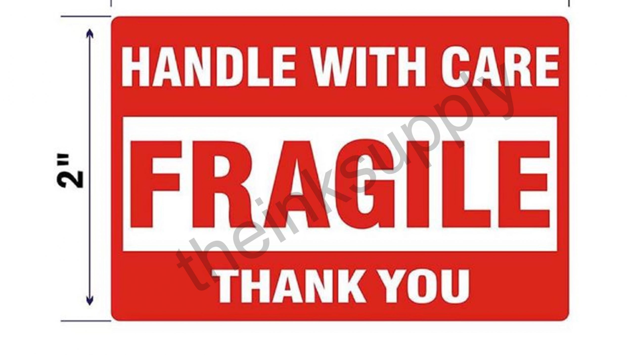 fragile sticker