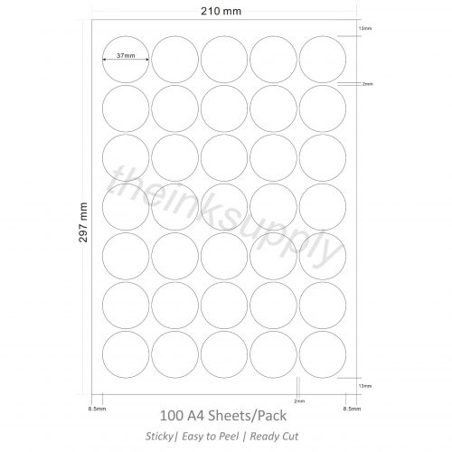 Buy Round Kraft Sticker Label for Customized Packaging in Singapore